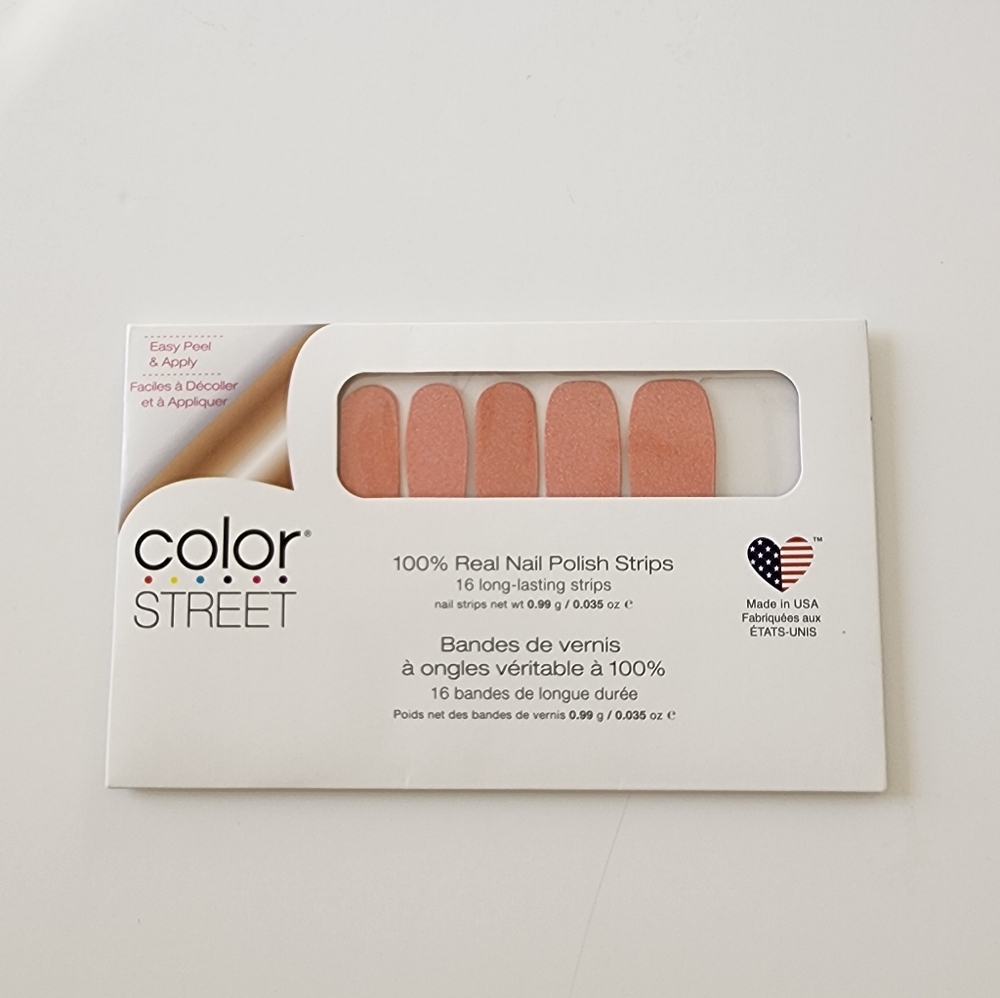 Color Street "Cape Coral" RETIRED Nail Polish Strips NEW/SEALED